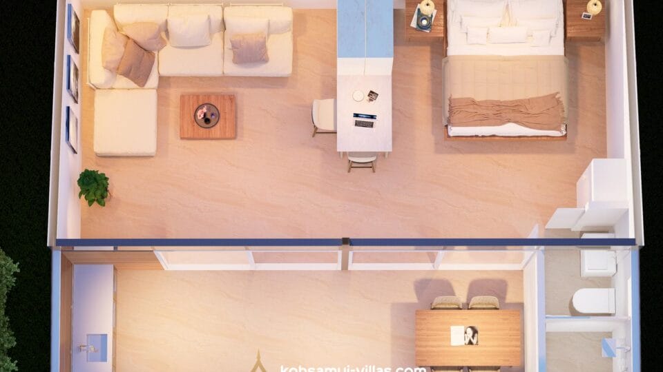 Eco 1 Bedroom Pool Villa by Fisherman's Village For Sale (1)