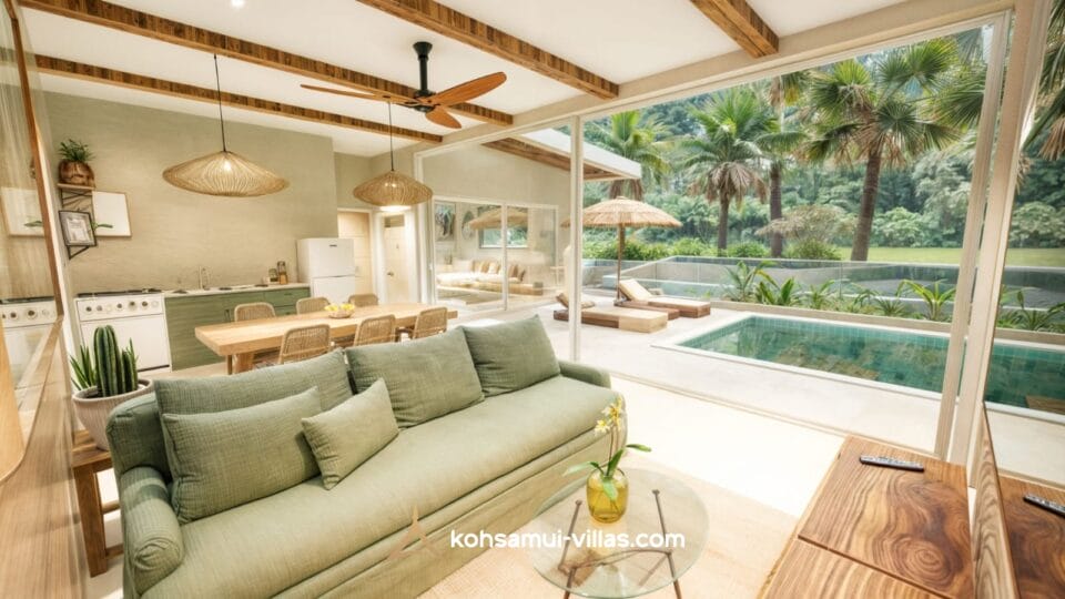 Modern 2 Bedroom Pool Villa For Sale in Bophut (1)