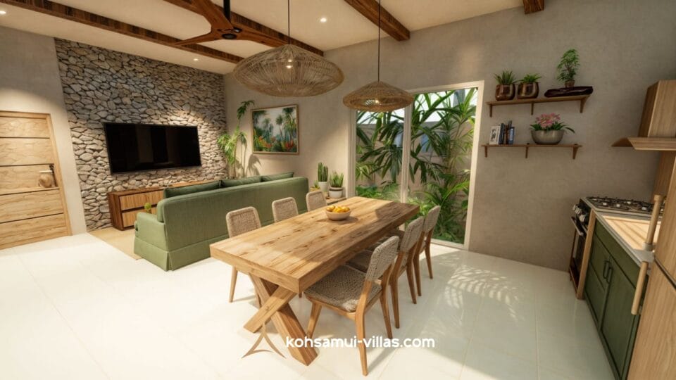 Modern 2 Bedroom Pool Villa For Sale in Bophut (14)